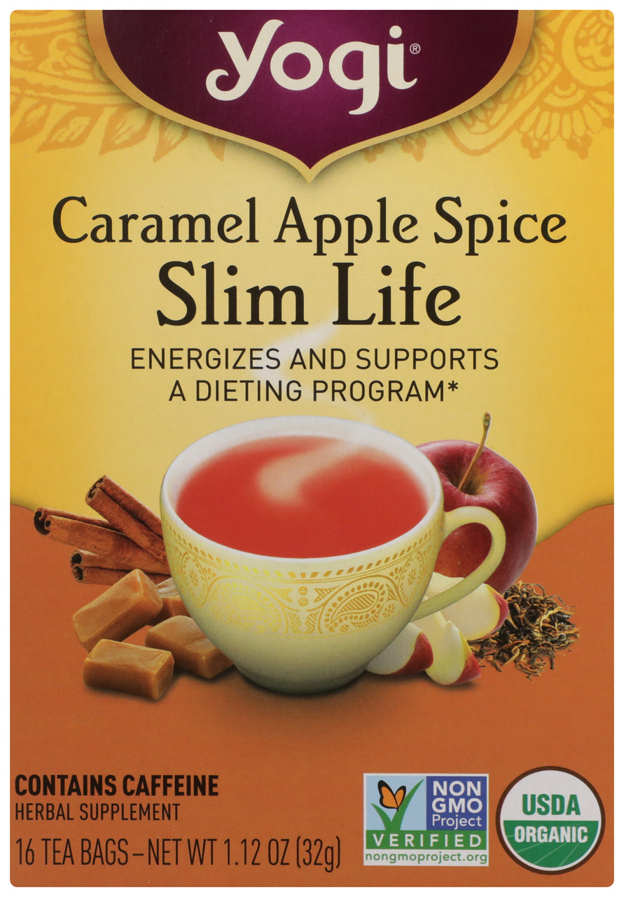 Caramel Apple Spice Slim Life Caramel Apple Herbal 16 Count