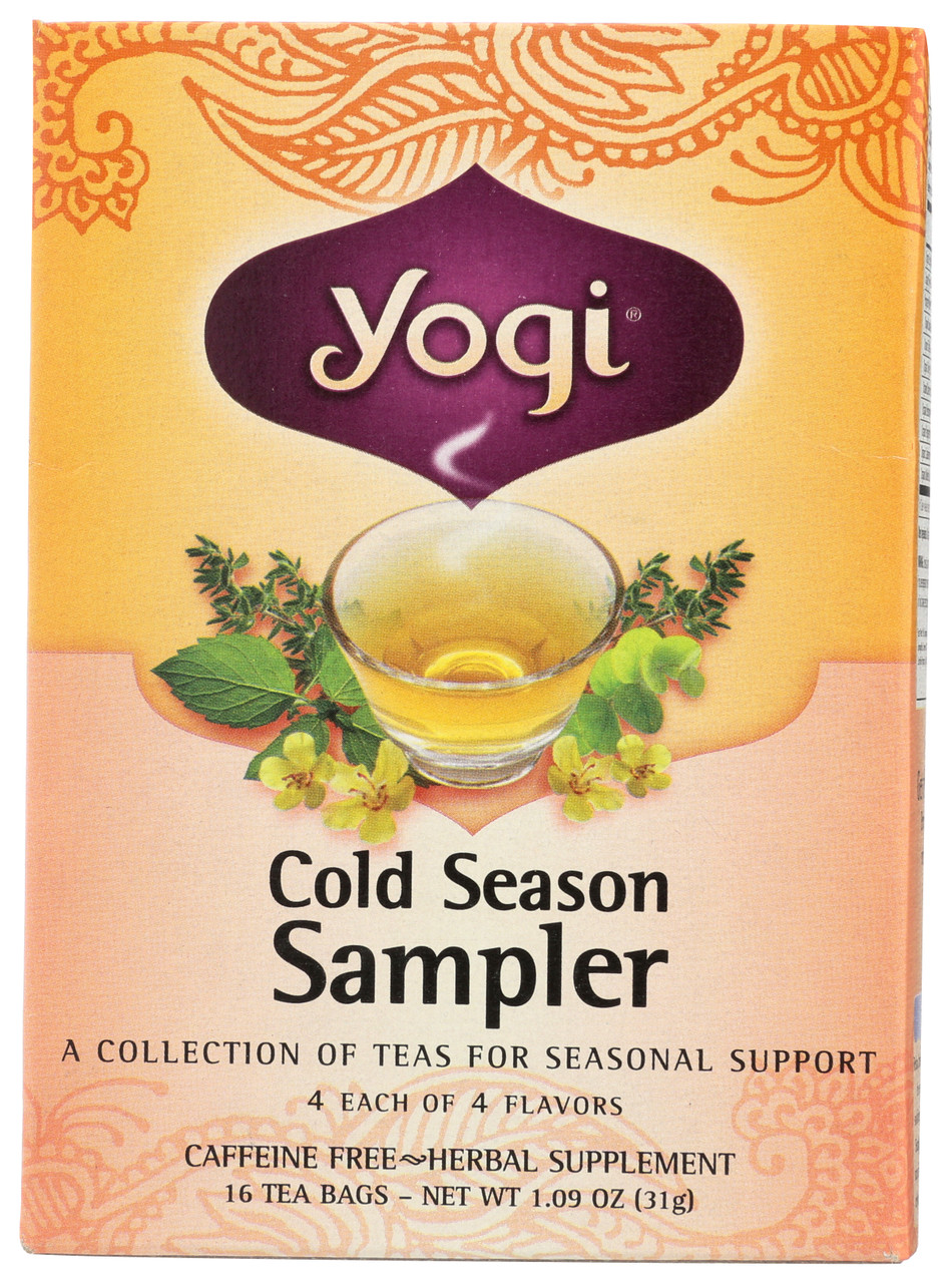 Cold Season Sampler 4 Each Of 4 Flavors Herbal 16 Count