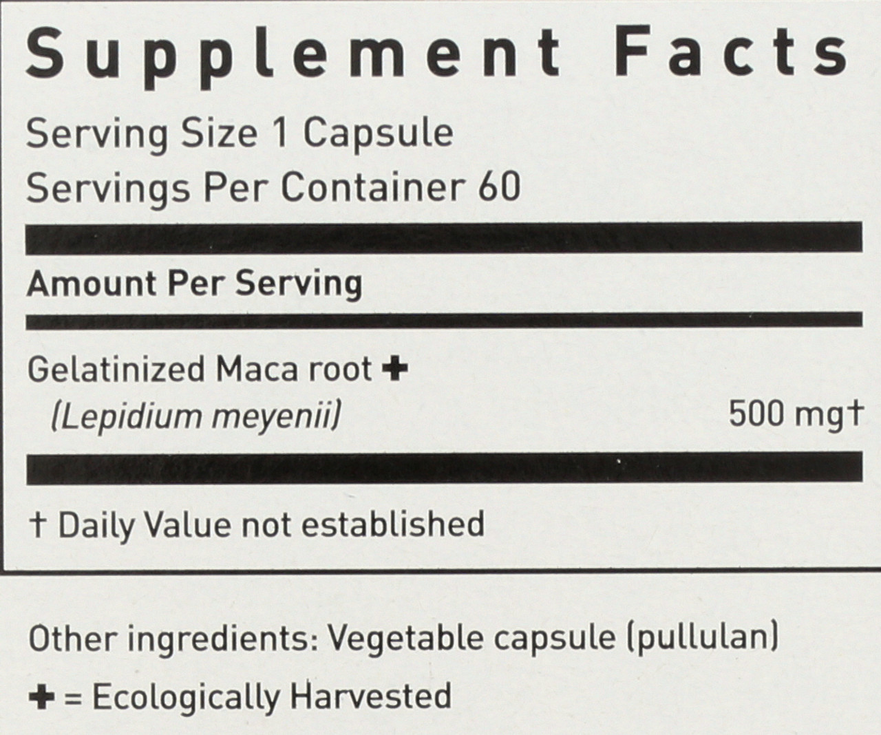 Maca Root 60 Count