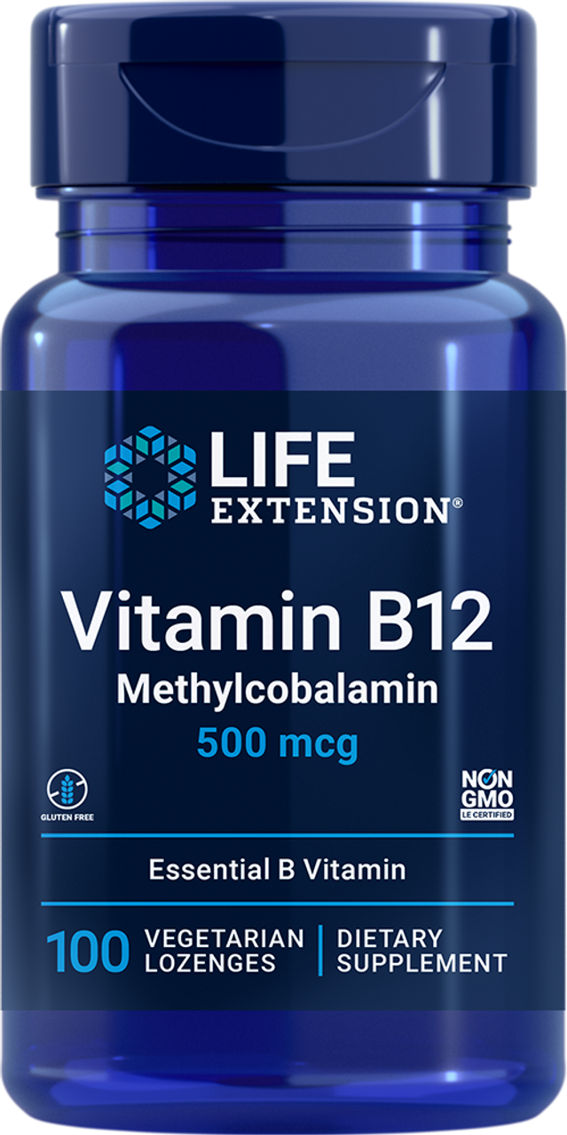Vitamin B12 Methylcobalamin 500 mcg 100 vegetarian lozenges