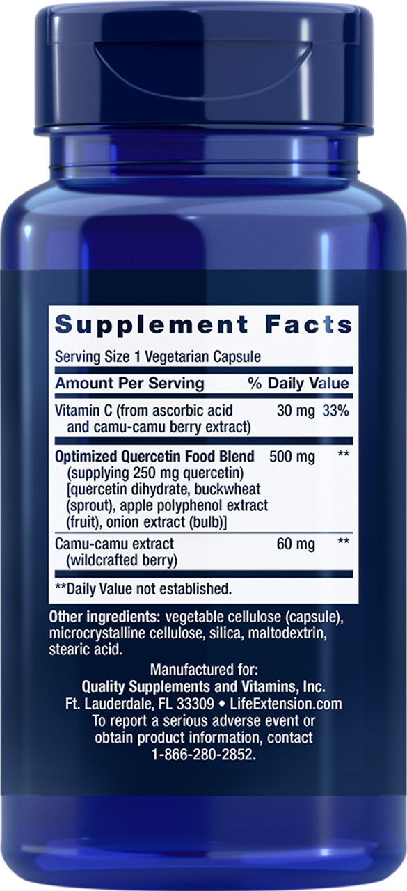 Optimized Quercetin 250 mg 60 vegetarian capsules