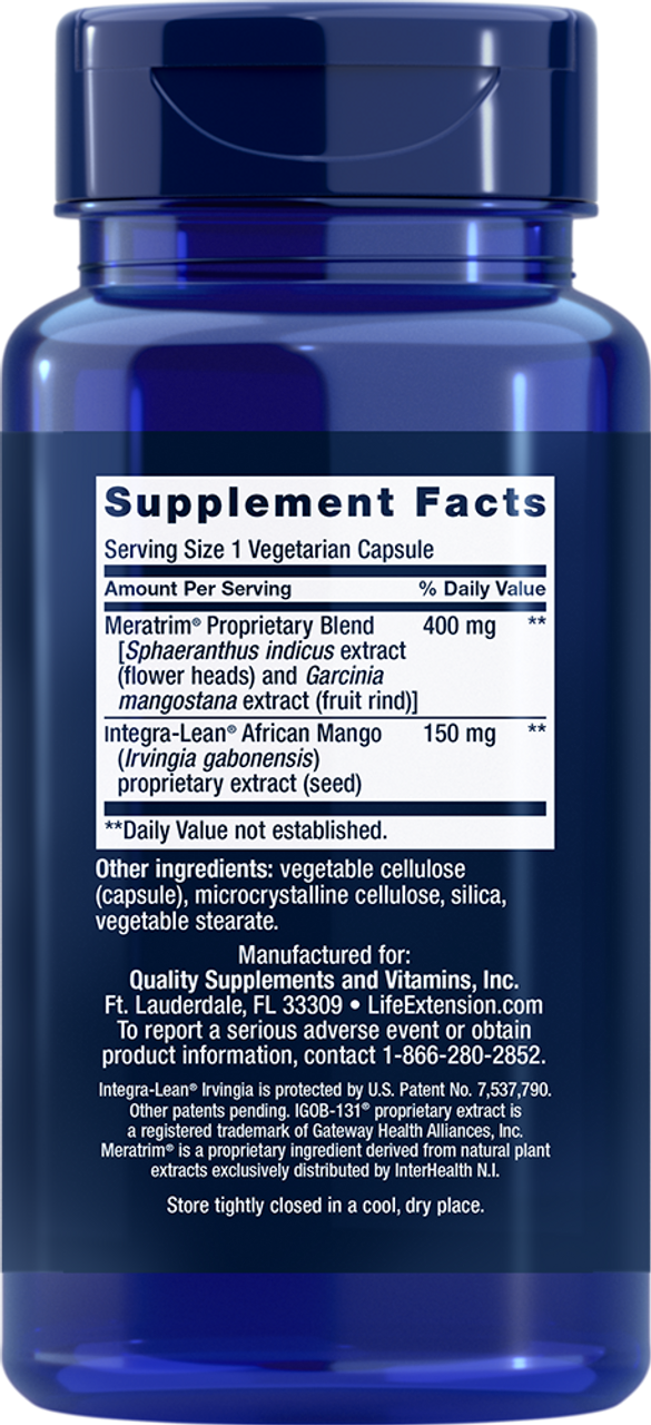 Advanced Anti-Adipocyte Formula with African Mango 60 vegetarian capsules