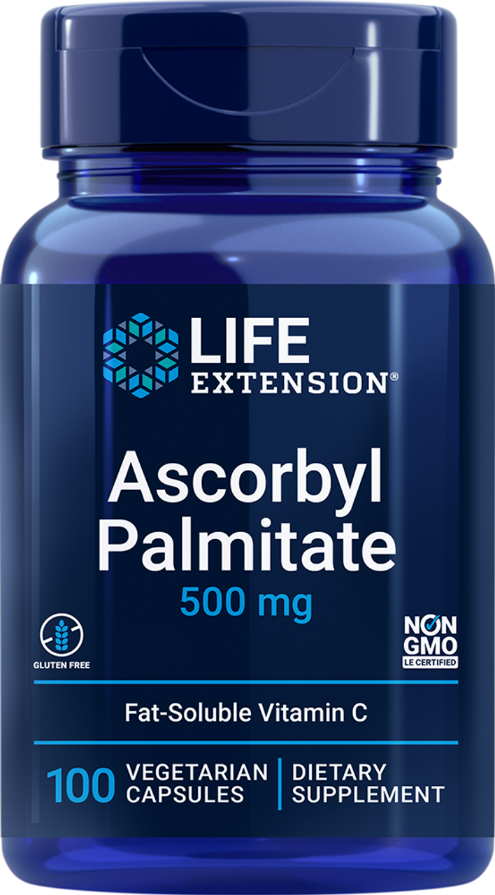 Ascorbyl Palmitate 500 mg 100 vegetarian capsules