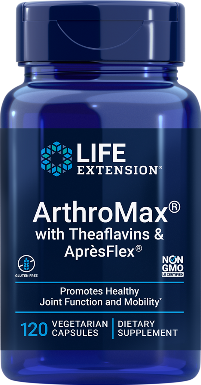 ArthroMax® with Theaflavins & AprèsFlex® 120 vegetarian capsules