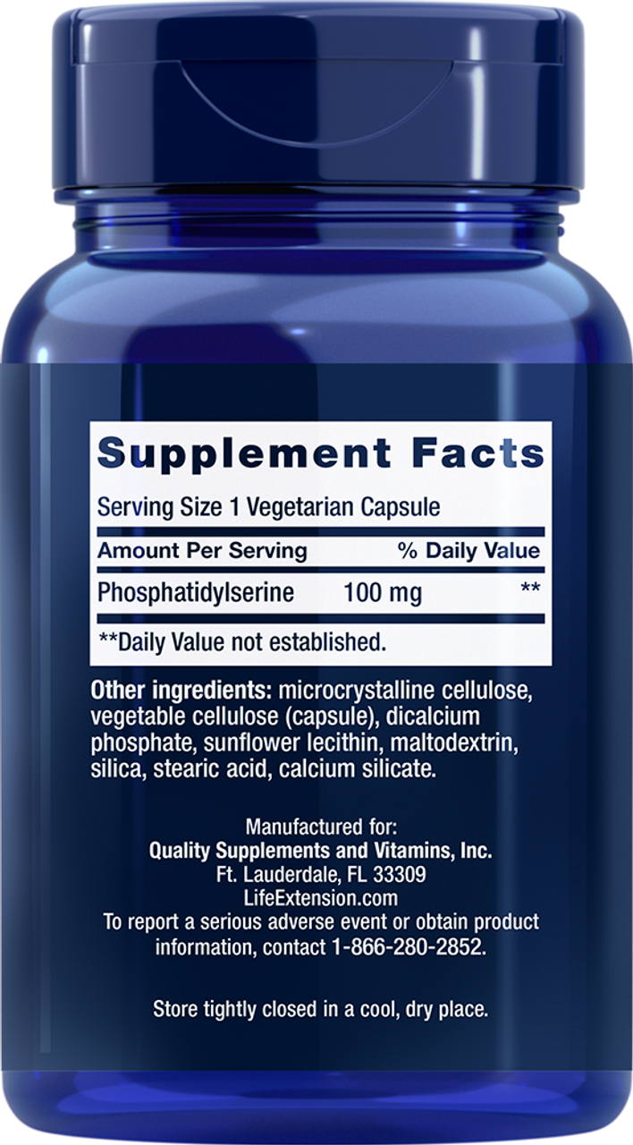 PS Caps 100 mg 100 vegetarian capsules