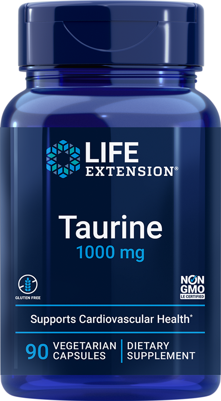 Taurine 1000 mg 90 vegetarian capsules