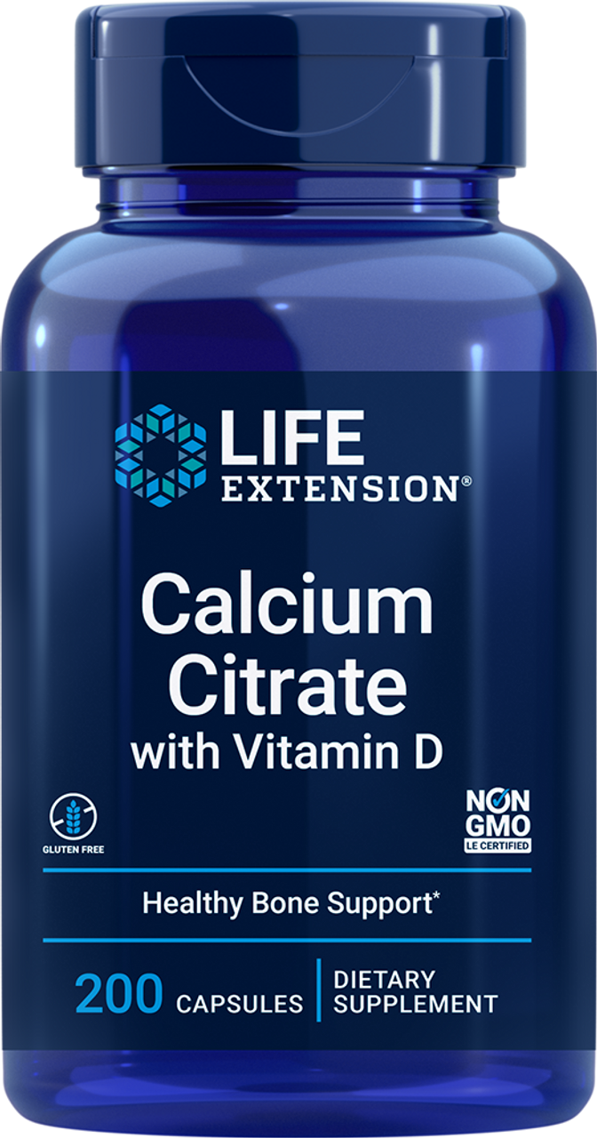 Calcium Citrate with Vitamin D 200 capsules