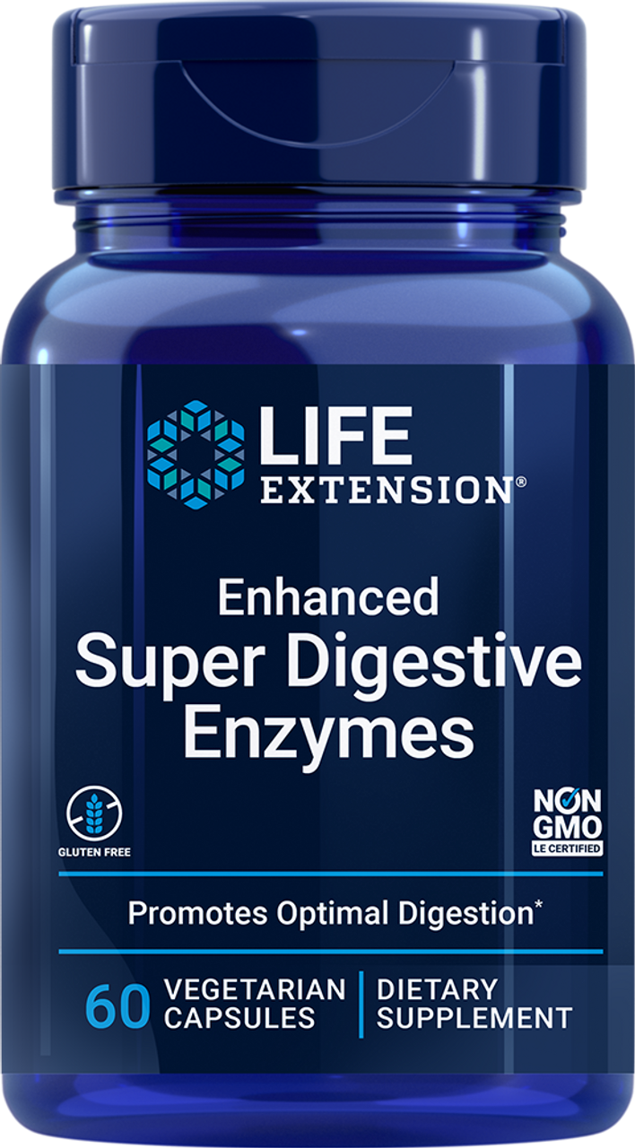 Enhanced Super Digestive Enzymes 60 vegetarian capsules
