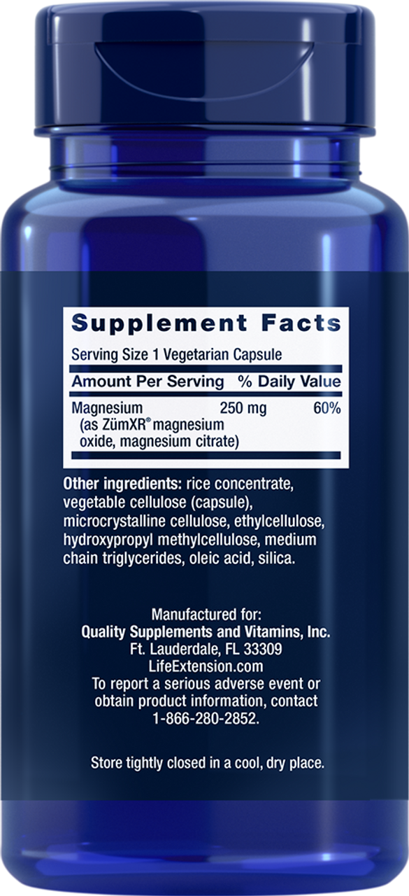 Extend-Release Magnesium 60 vegetarian capsules