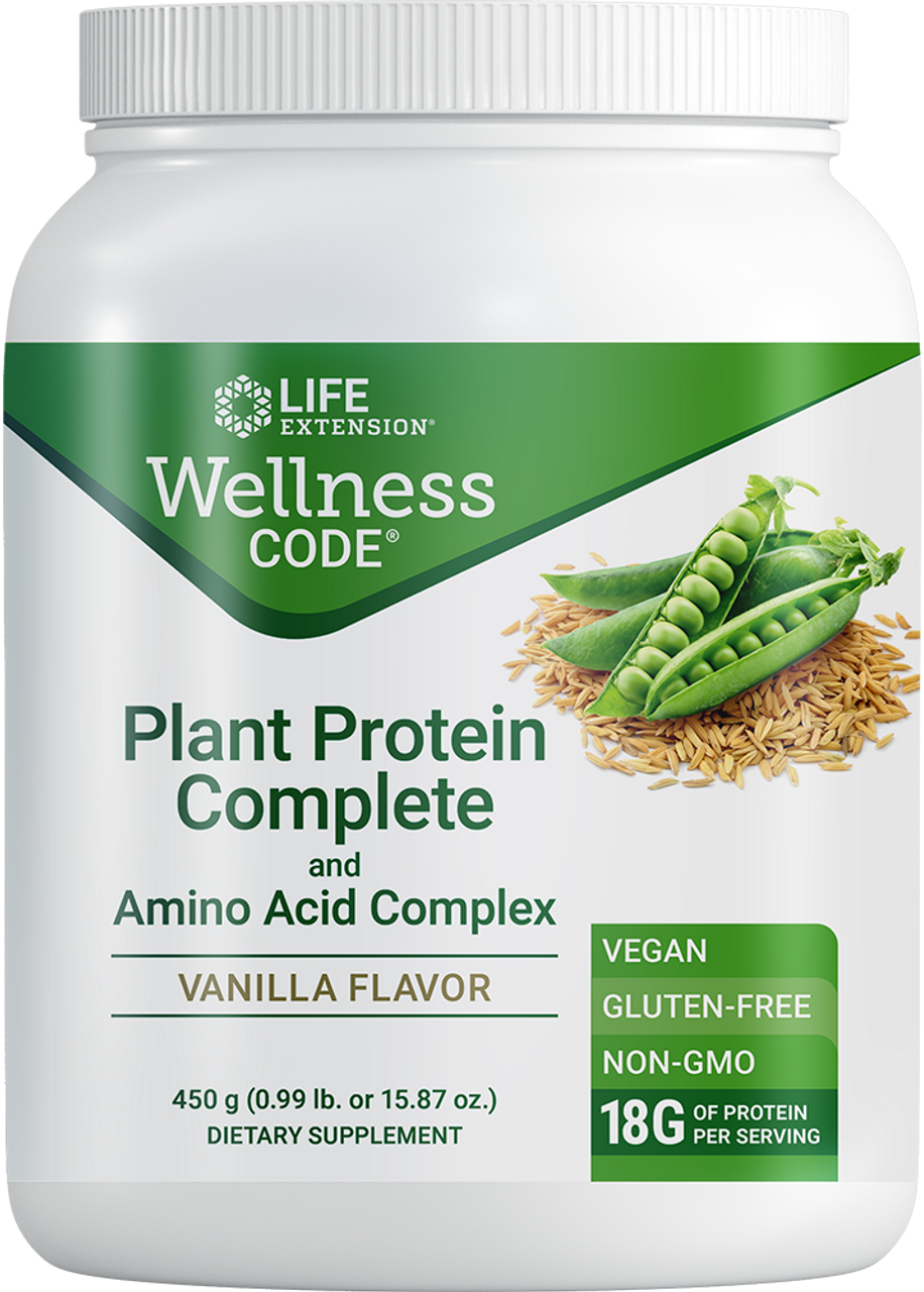 Wellness Code® Plant Protein Complete & Amino Acid Complex (Vanilla) 450 grams