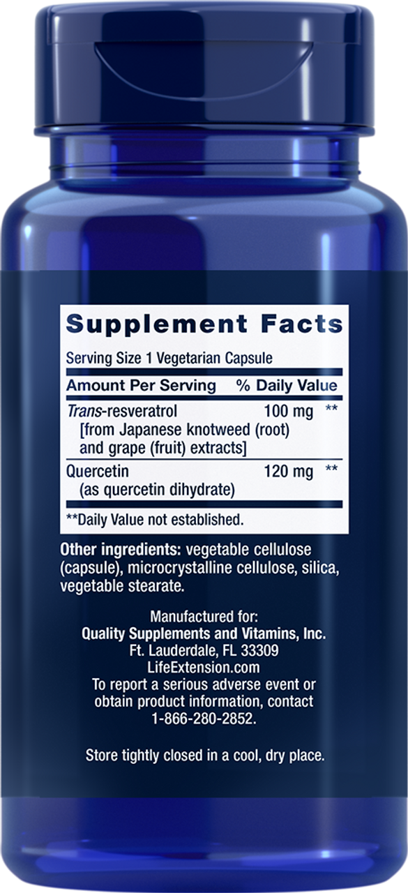 Resveratrol 100 mg 60 vegetarian capsules