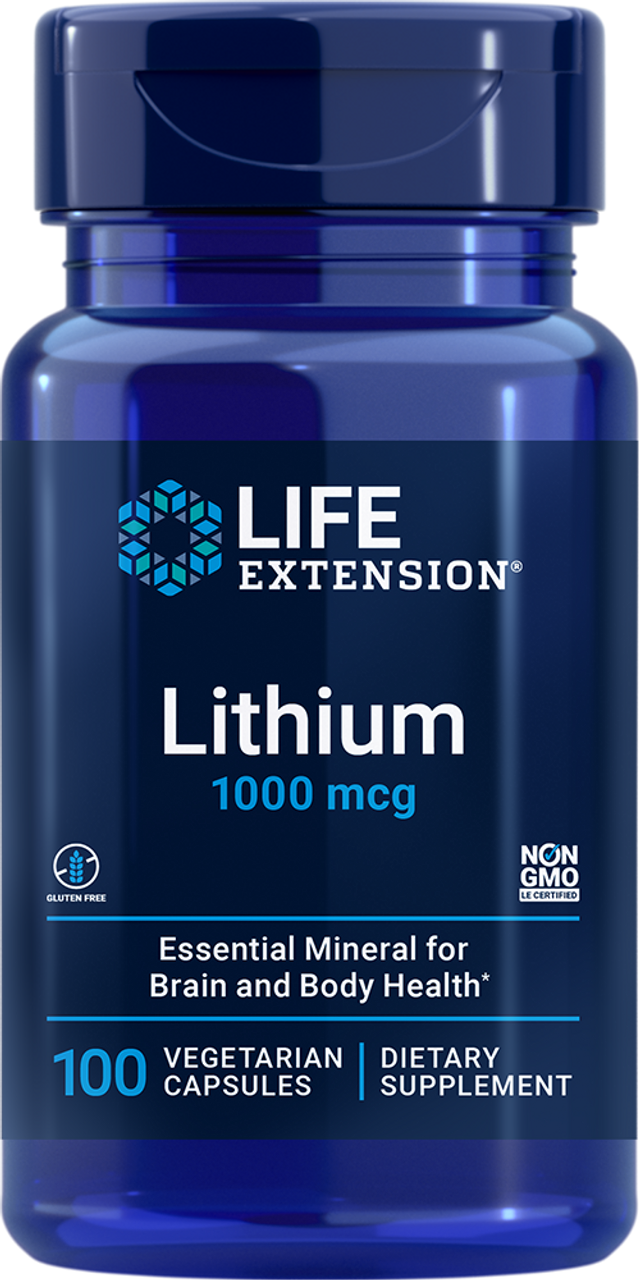 Lithium 1000 mcg 100 capsules