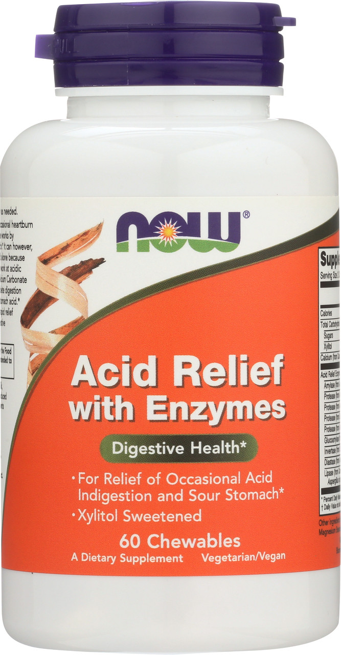 Acid Relief with Enzymes - 60 Chewables