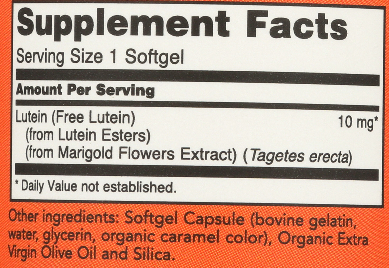 Lutein 10 mg - 120 Softgels