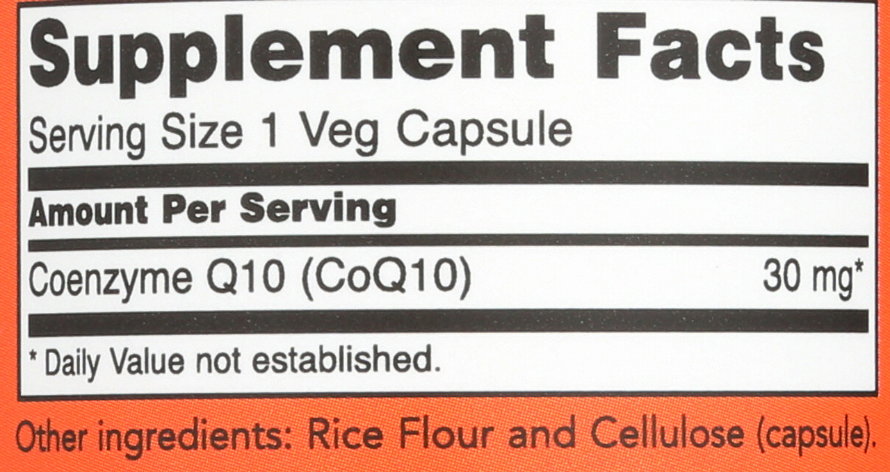 CoQ10 30 mg Vegetarian - 60 Vcaps