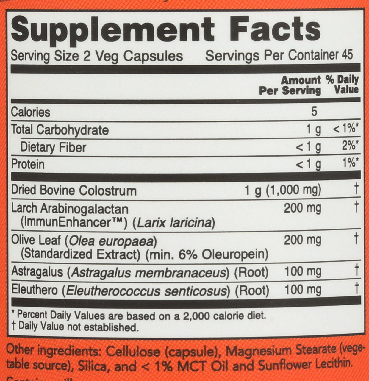 Super Colostrum 500 mg - 90 Veg Capsules