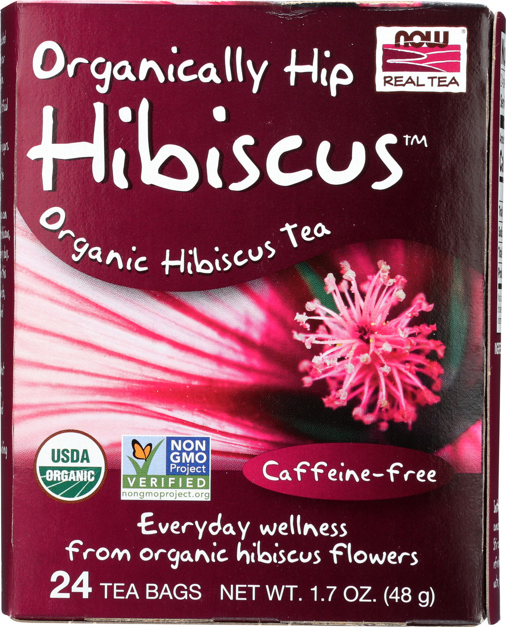 Organically Hip Hibiscus Tea - 24 Tea Bags