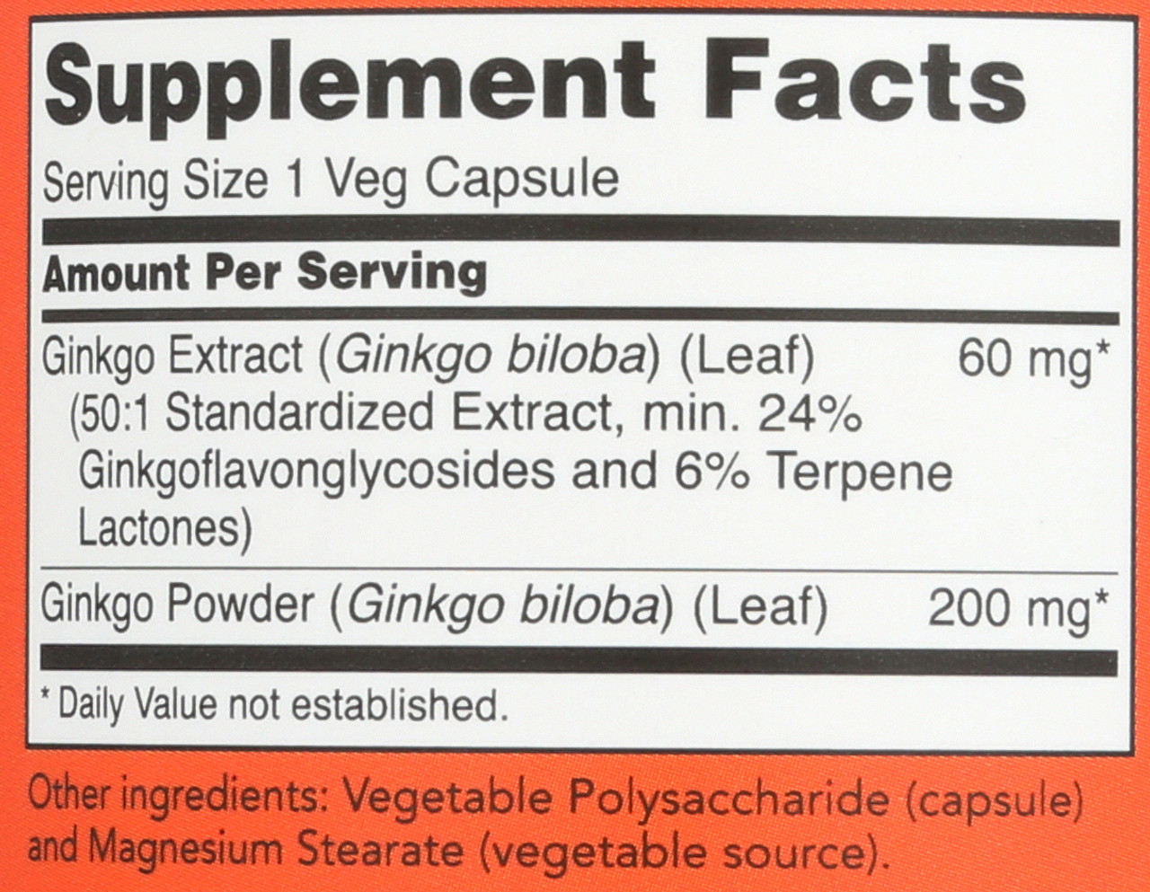 Ginkgo Biloba 60 mg - 240 Vcaps®