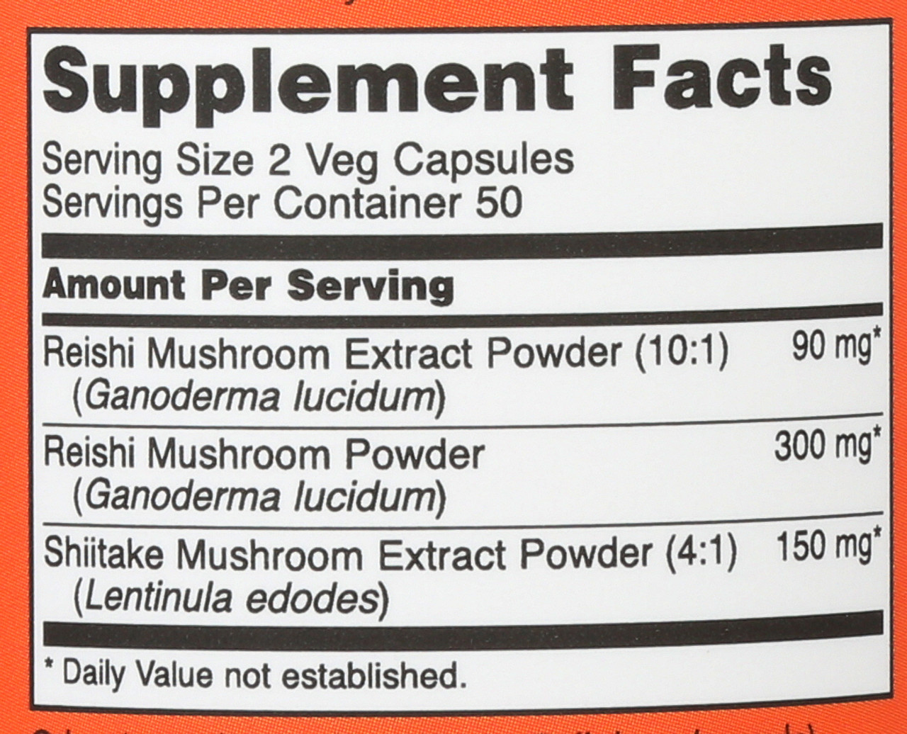 Rei-Shi Mushrooms 270 mg - 100 Capsules