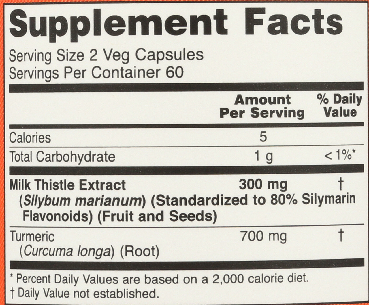 Silymarin Milk Thistle Extract 150 mg - 120 Vcaps®