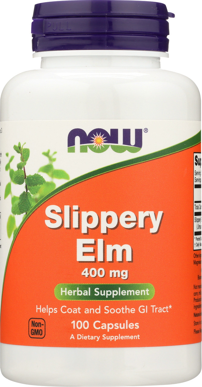 Slippery Elm 400 mg - 100 Capsules