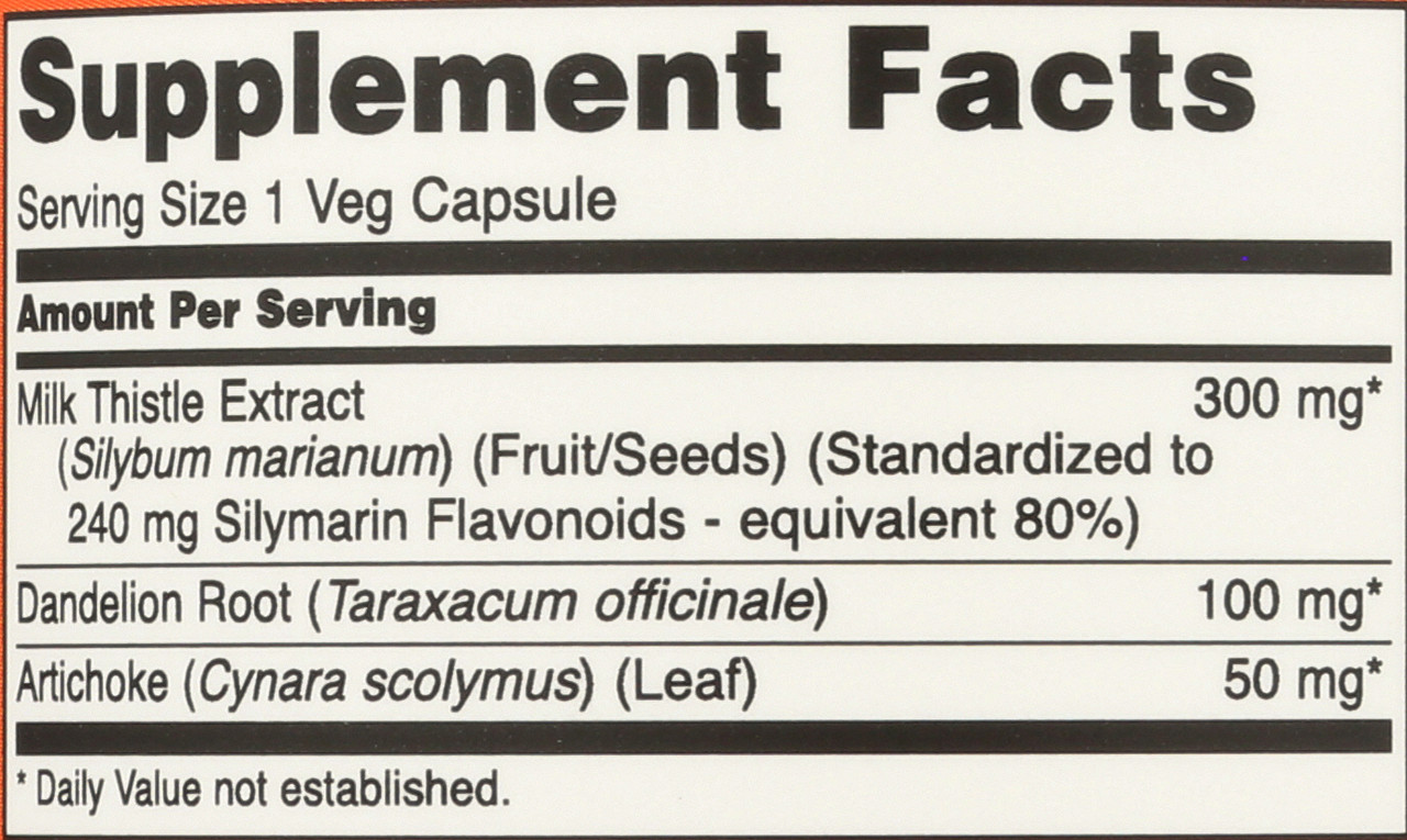 Silymarin 2X - 300 mg - 200 Veg Capsules