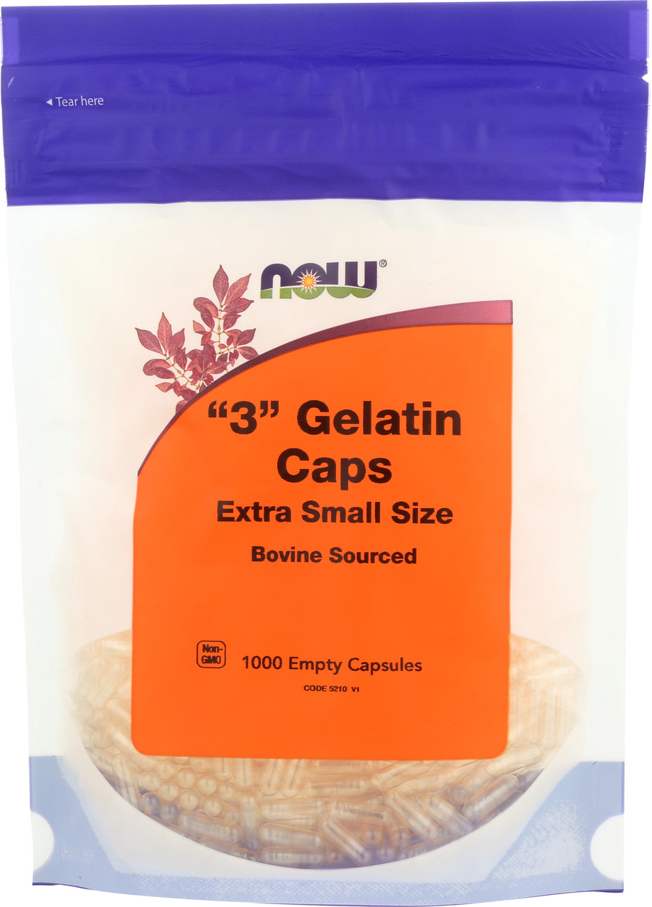 Gelatin Caps #3 - 1000 gel caps