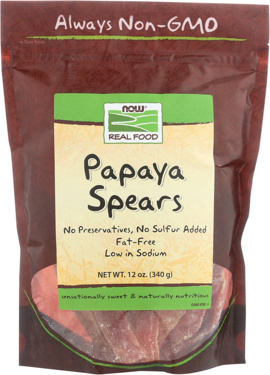 Dried Papaya Spears- 12 oz