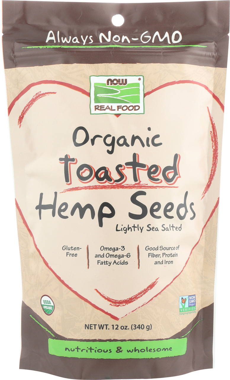 Hemp Seeds, Organic Toasted - 12 oz.