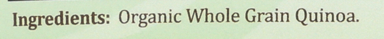 Quinoa Grain, Certified Organic - 16 oz.
