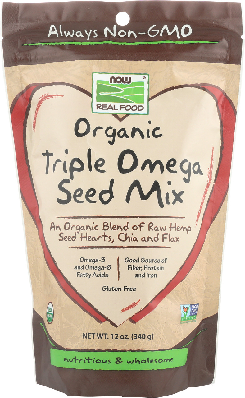 Triple Omega Seed Mix, Organic - 12 oz.