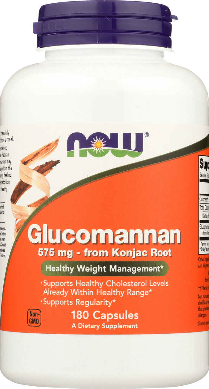 Glucomannan 575 mg - 180 Capsules