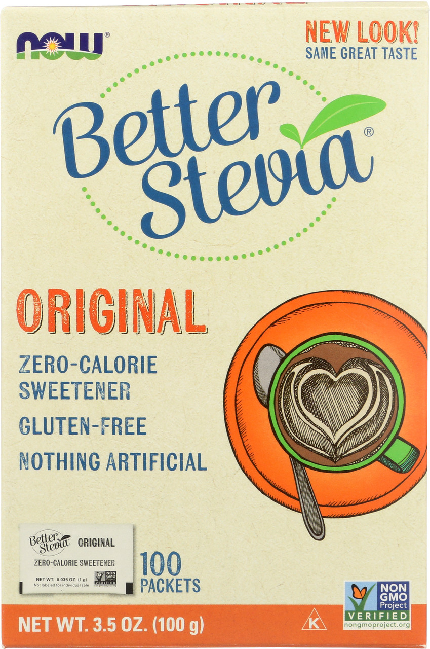 BetterStevia® Extract Packets - 100 Packets/Box
