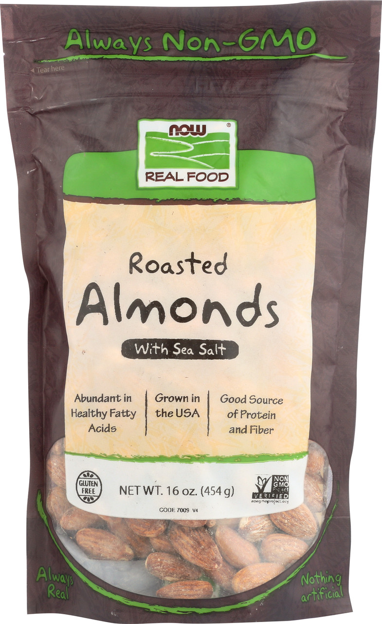 Almonds Roasted & Salted - 1 lb.