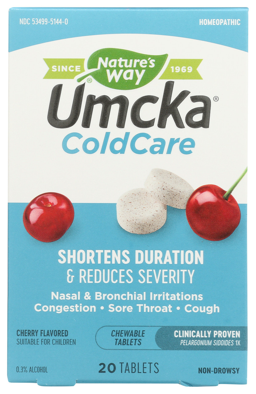 Umcka® ColdCare Cherry Chewable 20 Chewable