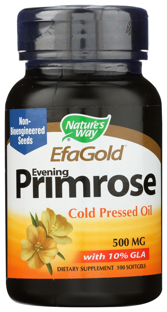 Evening Primrose, Cold Pressed Oil 500 mg 100 Softgels