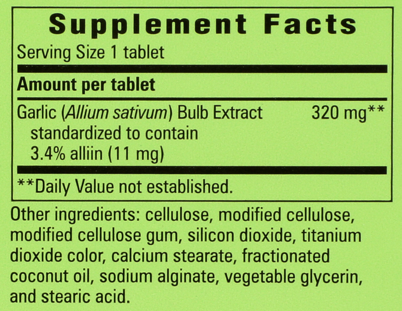 Garlinase® 5000 30 Tablets