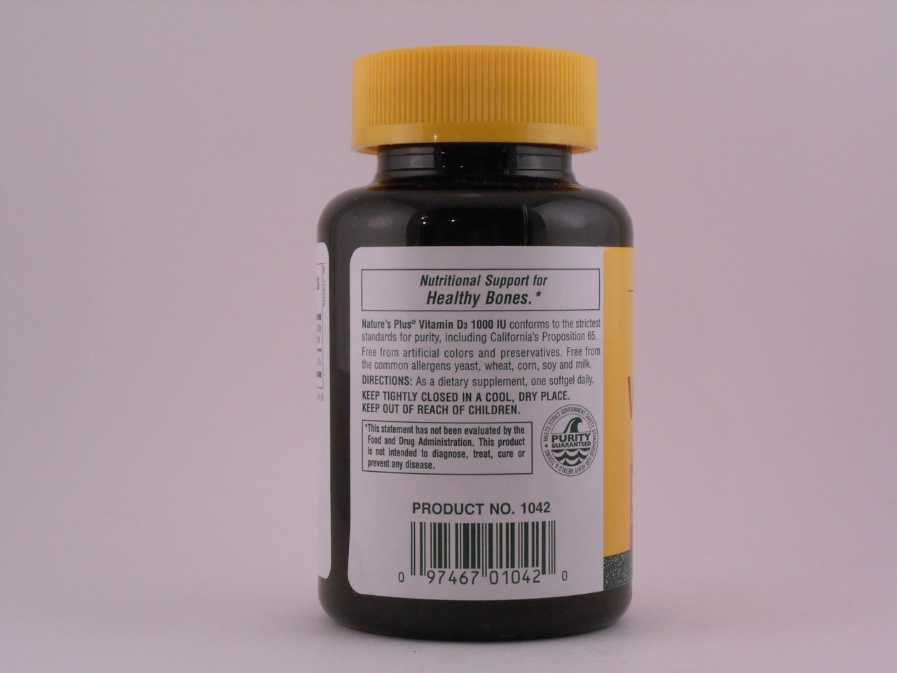 Vitamin D3 1000 IU 180 Softgels