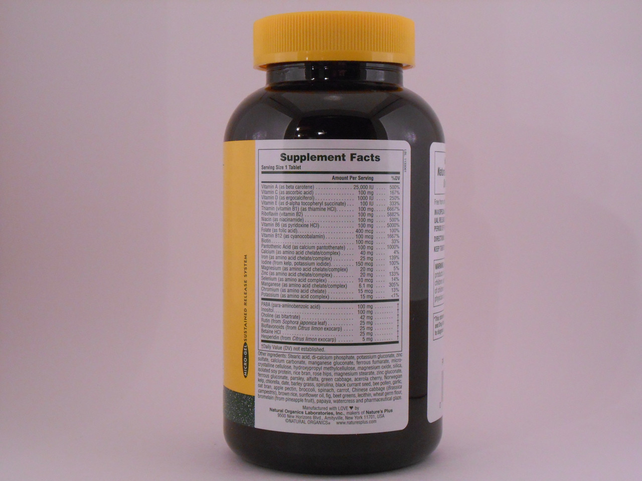 Ultra II Multi-Vitamin Sustained Release 180 Tablets