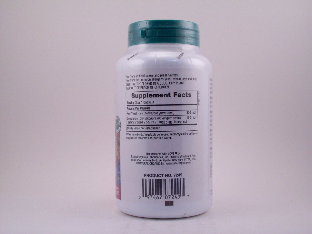 Herbal Actives Ryr/gugulipid 120 VCaps