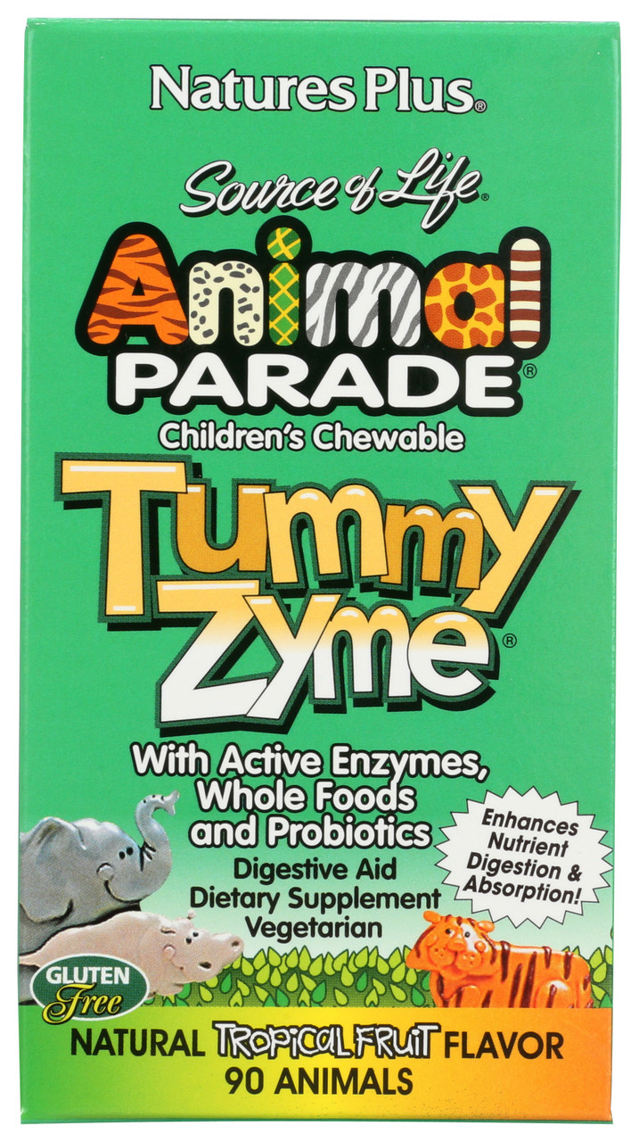 Animal Parade Tummy Zyme 90 Chewables