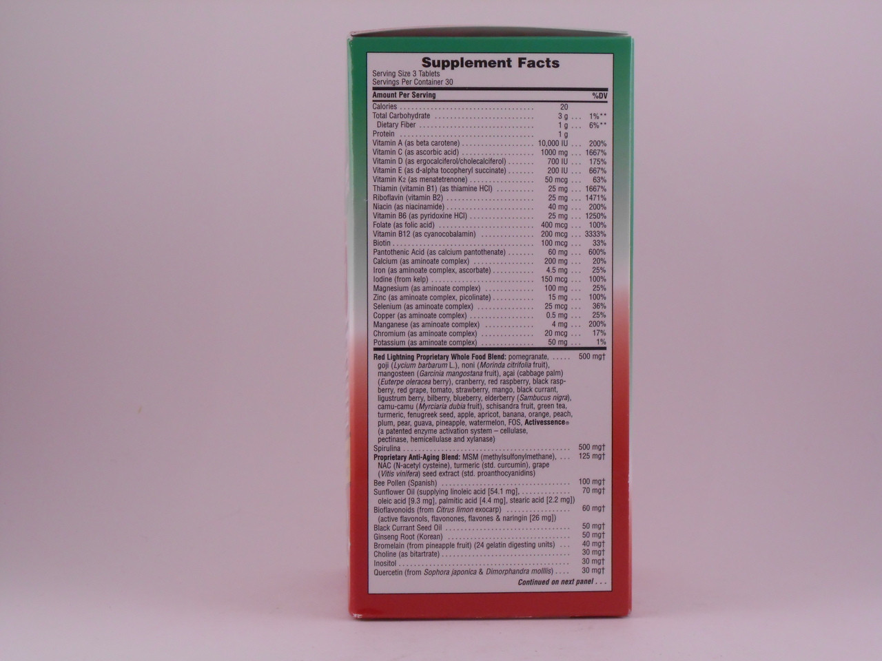 Source OF Life Green/red 90 Tablets