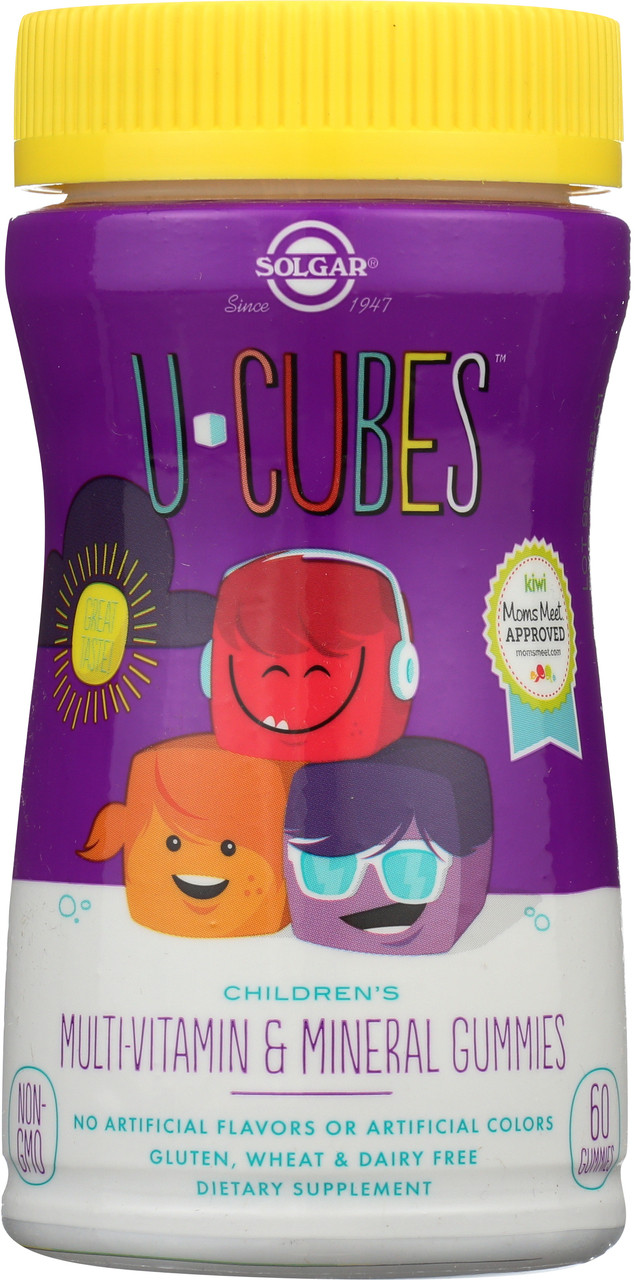 U-Cubes Children's Multi-Vitamin & Mineral 60 Gummies