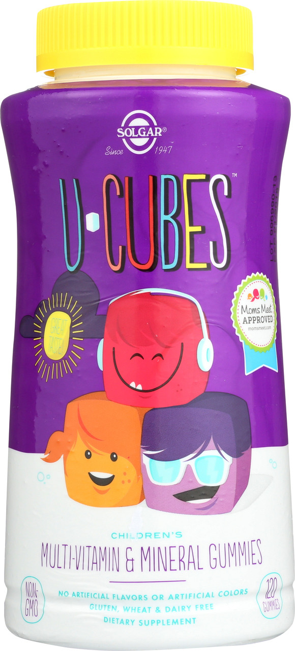 U-Cubes Children's Multi-Vitamin & Mineral 120 Gummies