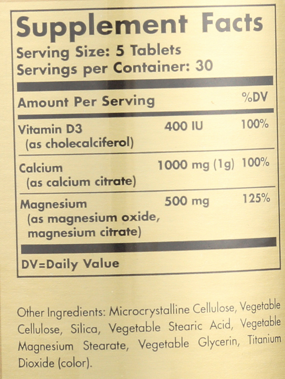Calcium Magnesium with Vitamin D3 150 Tablets