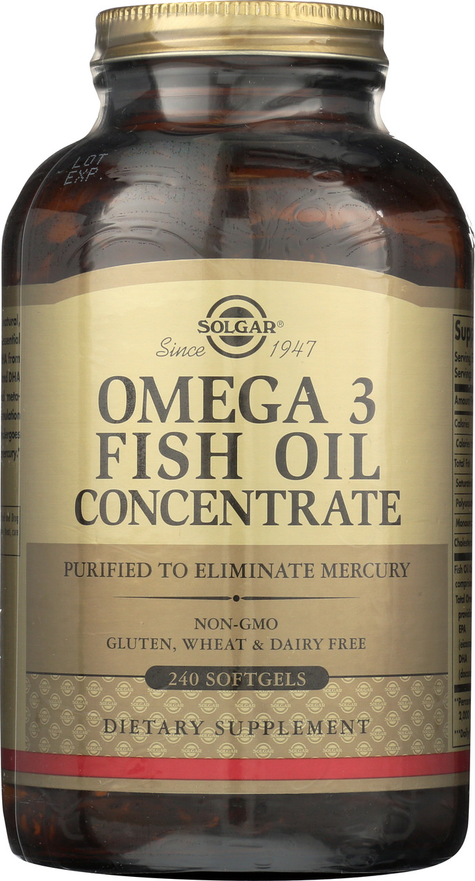 Omega-3 Fish Oil Concentrate 240 Softgels