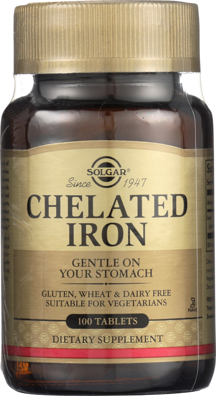 Chelated Iron 100 Tablets**