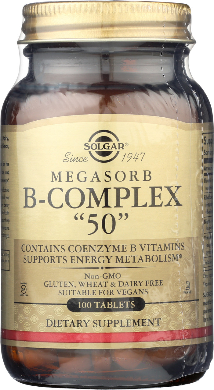 Megasorb B-Complex "50" 100 Tablets