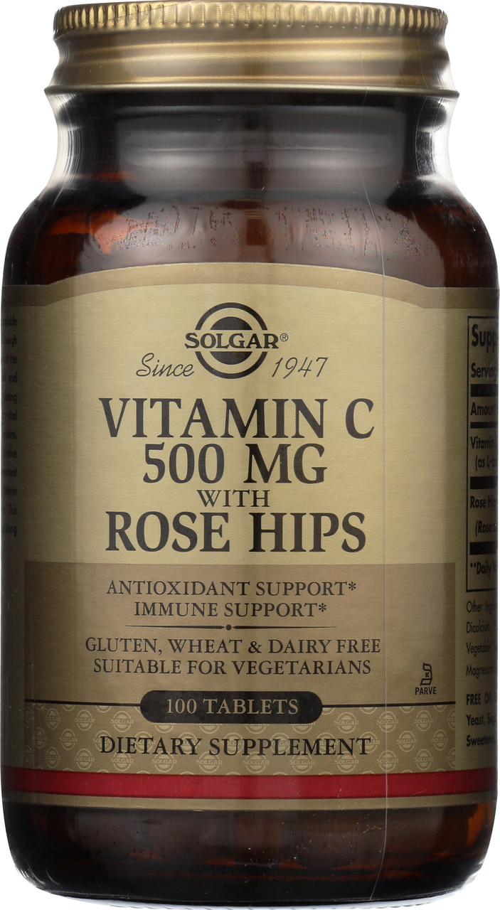 Vitamin C 500mg with Rose Hips 100 Tablets