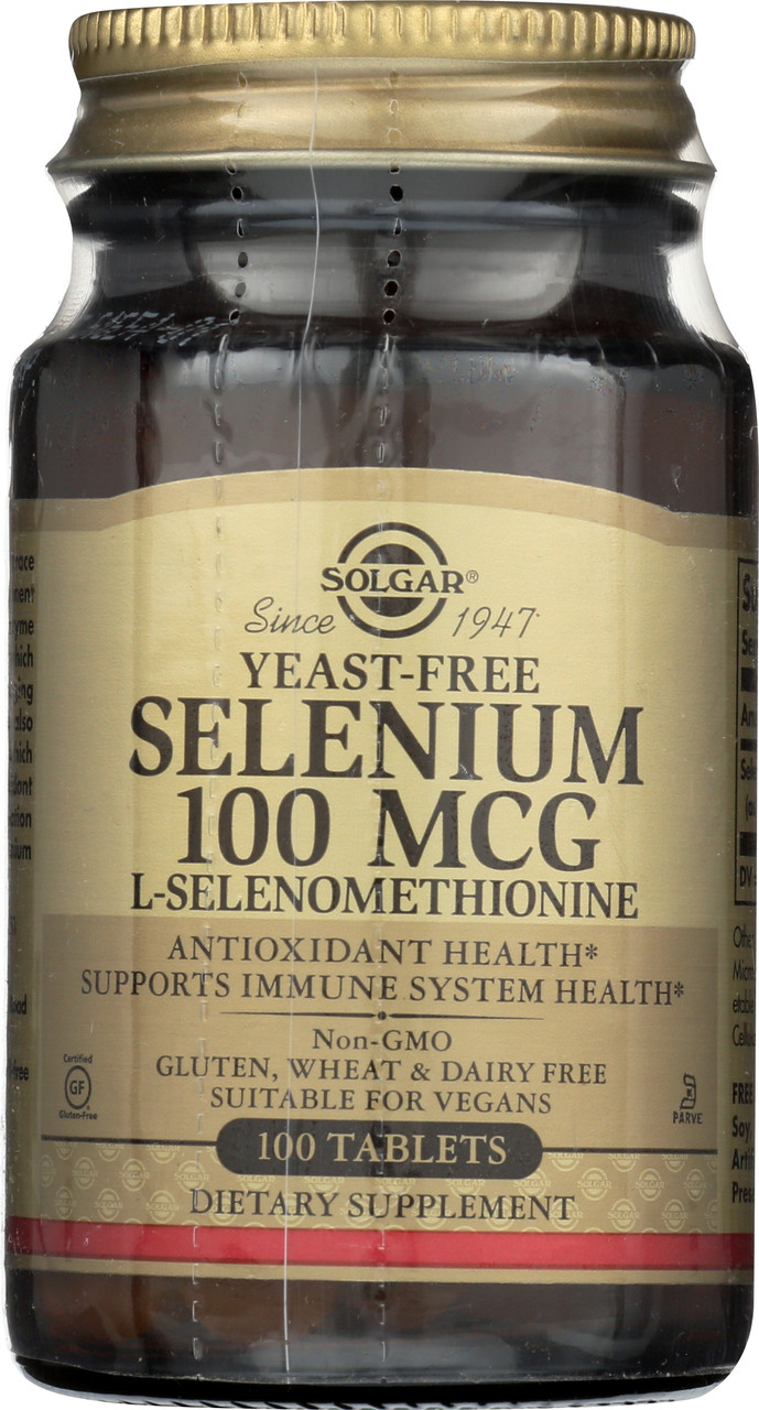 Yeast-Free Selenium 100mcg 100 Tablets